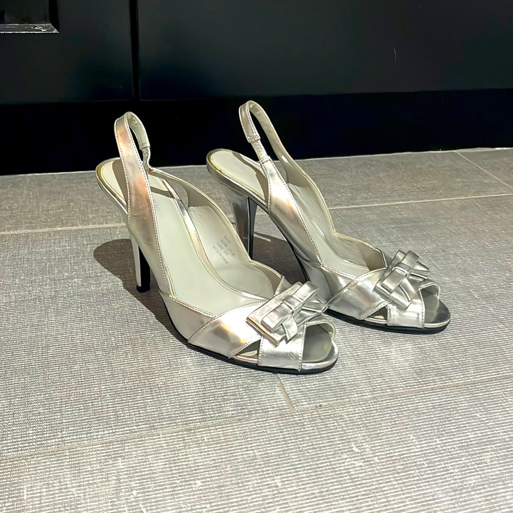Early 2000’s Silver Calvin Klein Heels